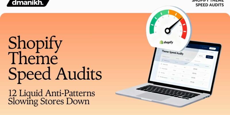 Shopify Theme Speed Audits 12 Liquid Anti‑Patterns Slowing Stores Down